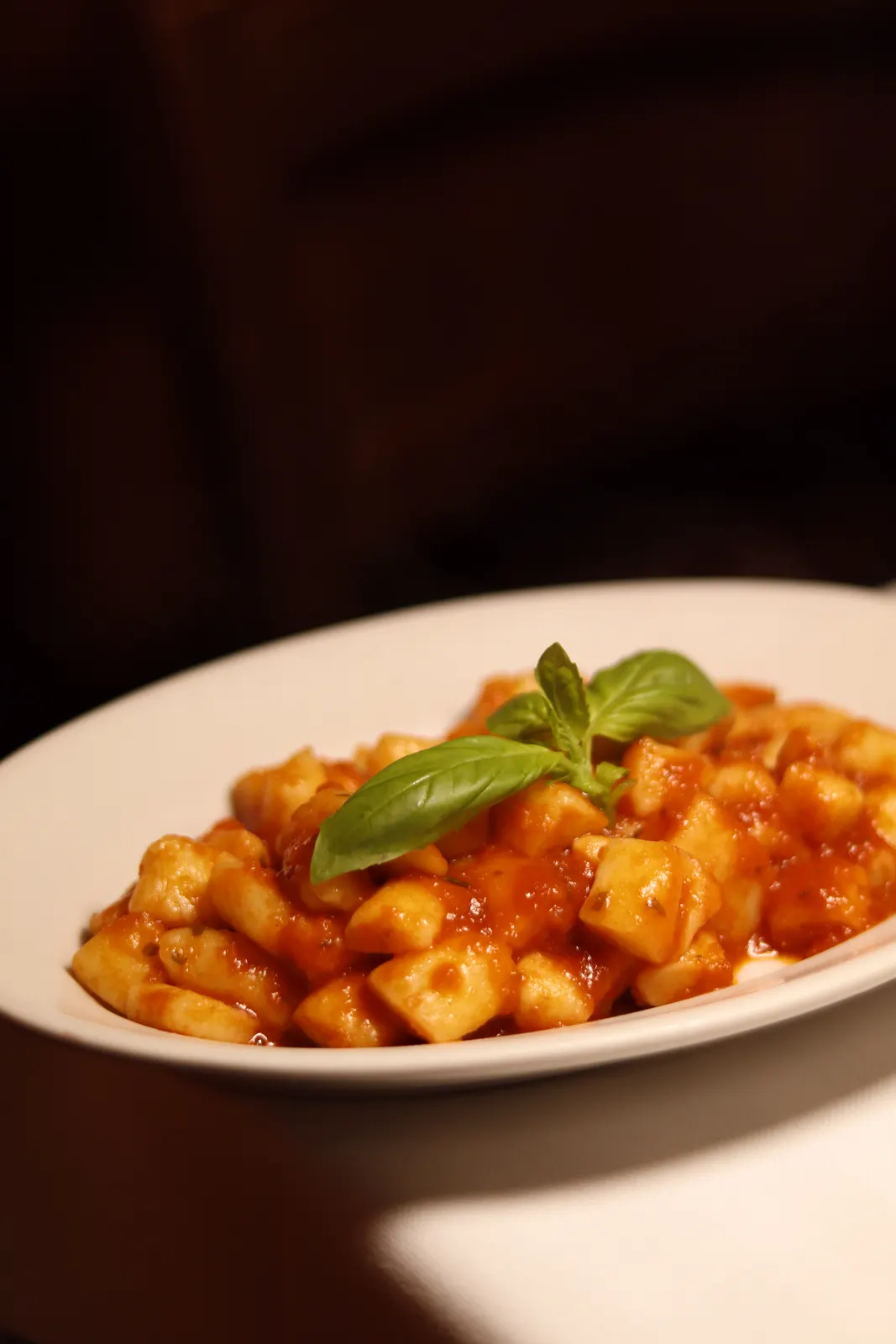 Gnocchi with tomato sauce